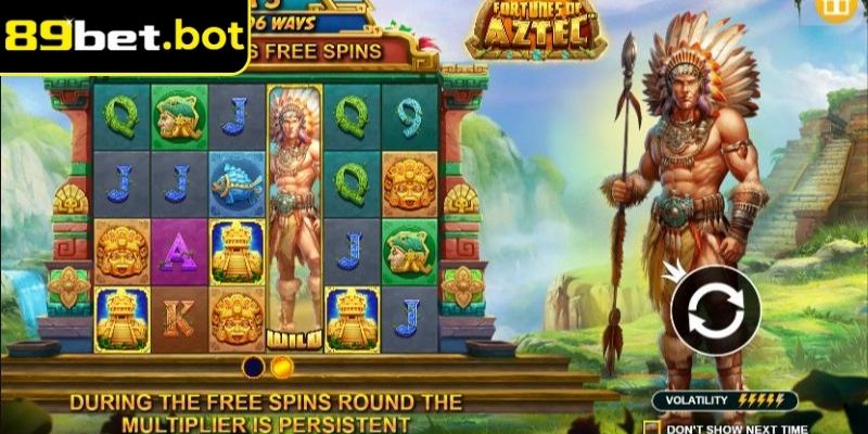 Tính năng trong game kho báu Aztec 89Bet