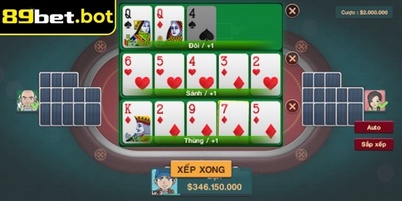 Cách sắp bài hợp lý giúp bạn tăng cơ hội chiến thắng